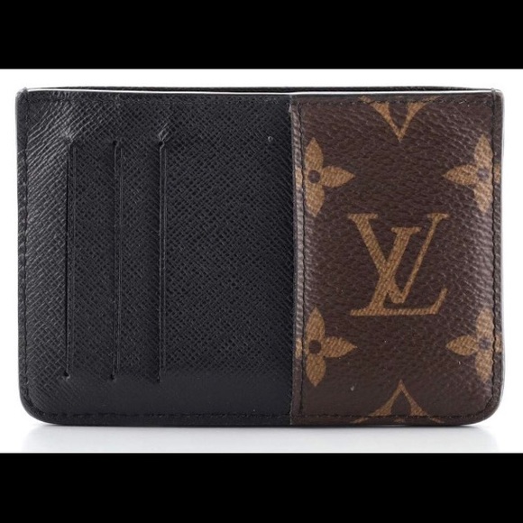 Louis Vuitton Neo Monogram Macassar Porte-cartes Card Holder Wallet - Picture 1 of 6